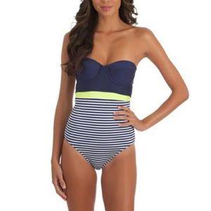 Splendid Malibu Stripe One piece swimsuit